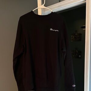 Champion Men's Black Crewneck Sweater